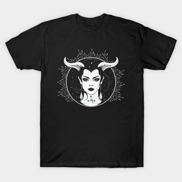 Lilith Goddess of Demons T-Shirt by Rike Mayer